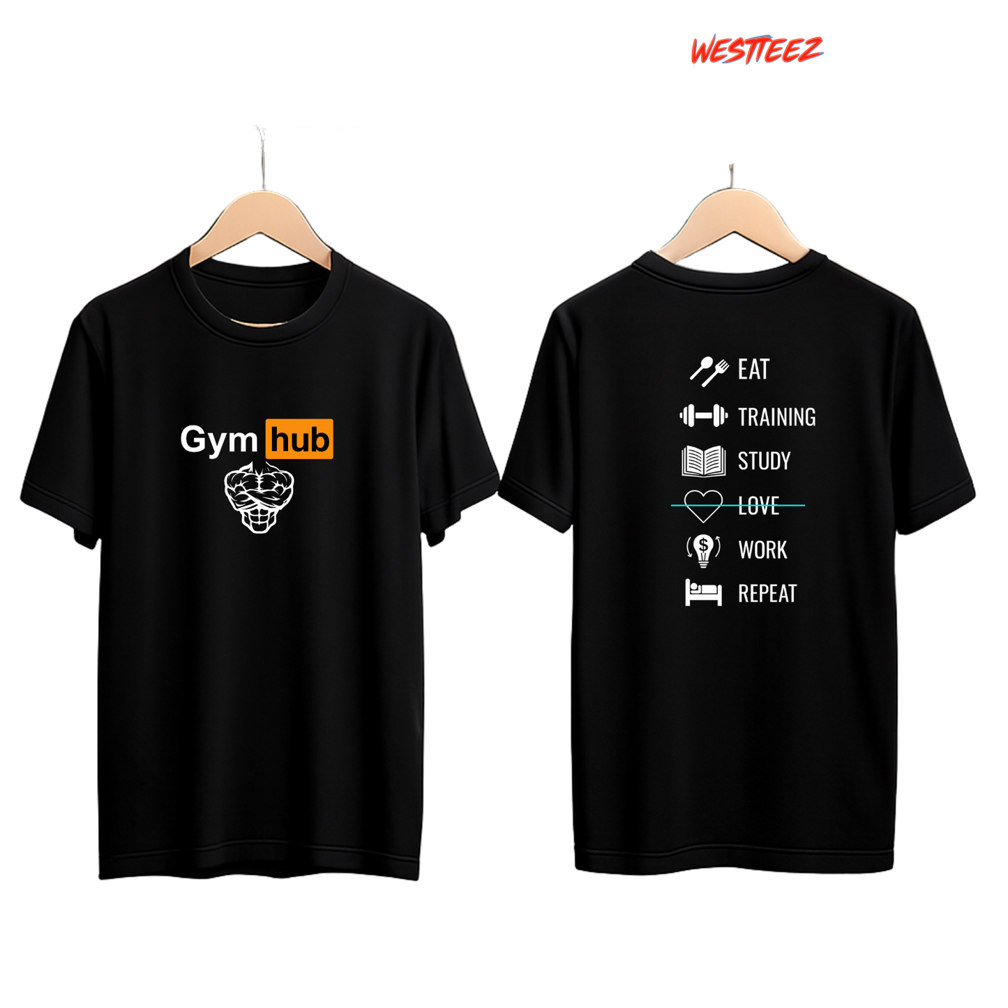 “GYM HUB // DAILY ROUTINE” - Tee My Store