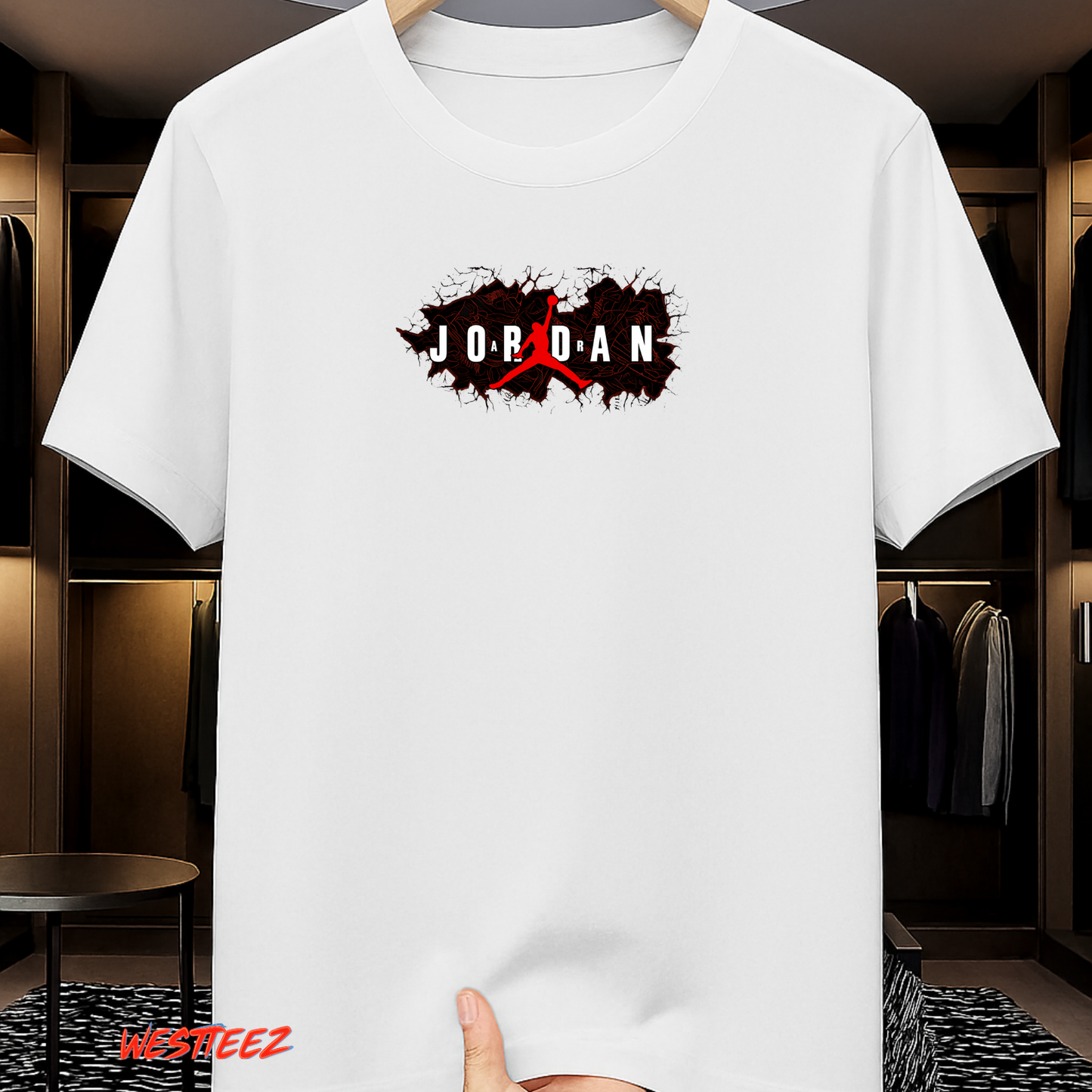 “JORDAN X AIR MAX 0%” Tee – Dual-Sided Black Edition My Store