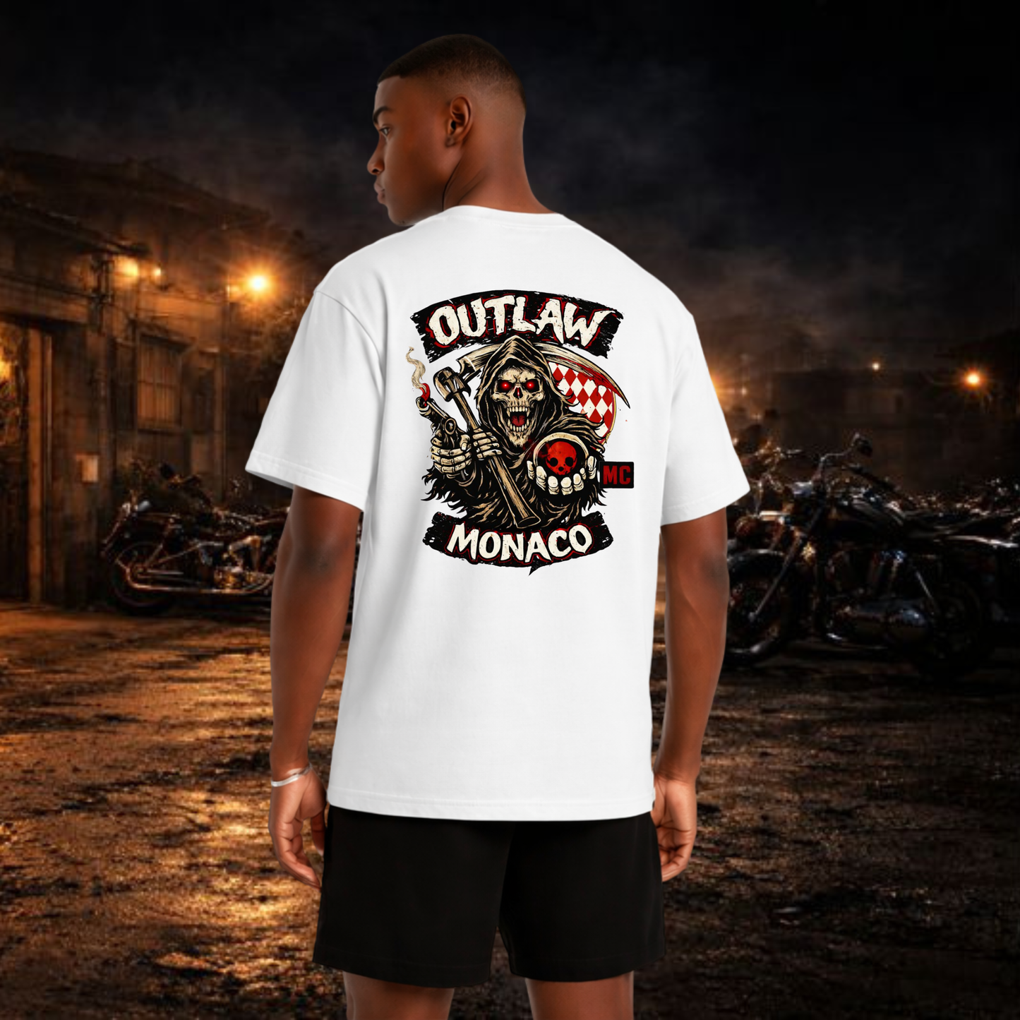 Outlaw MC Monaco Graphic T-Shirt