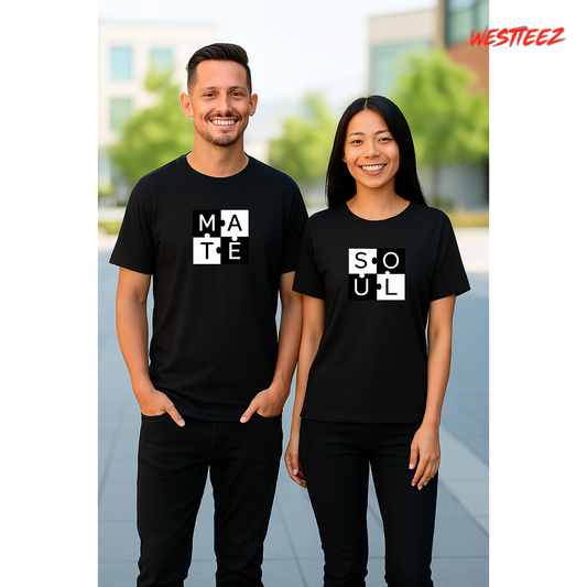 Soul Mate Grid Tees My Store