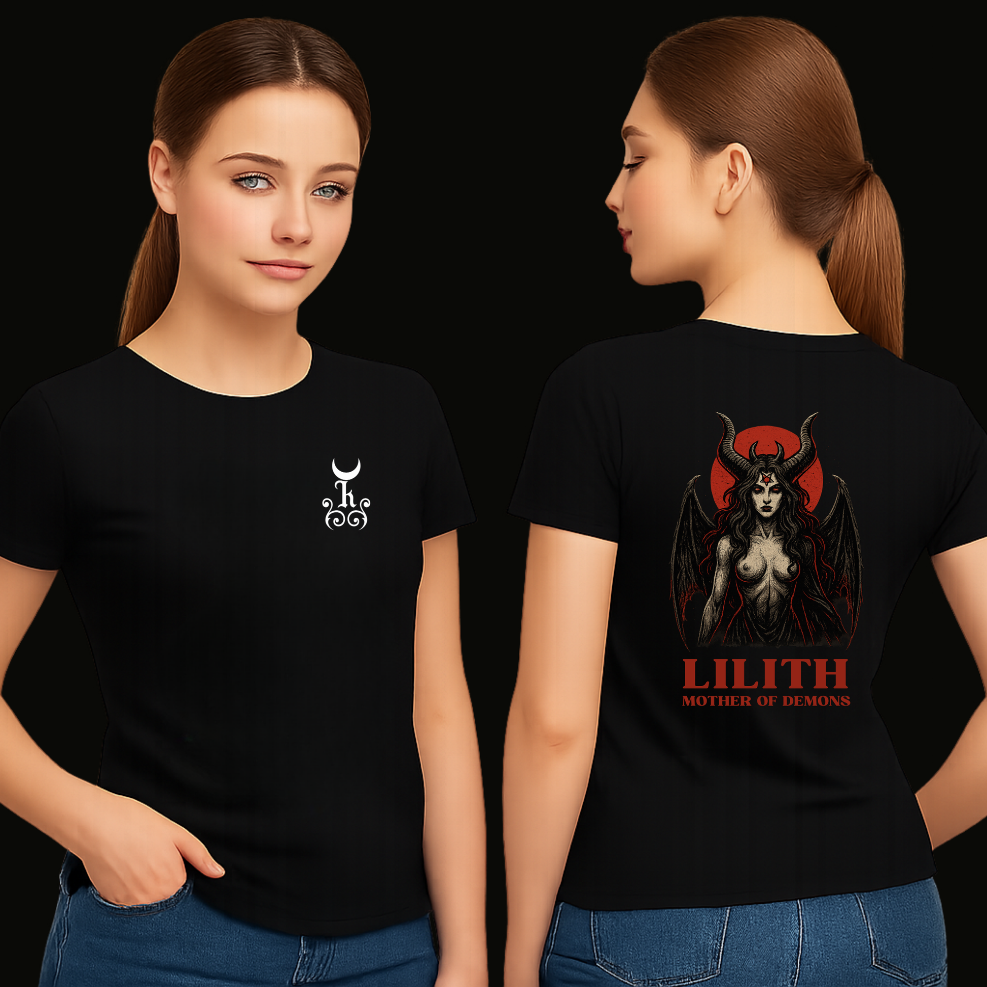 Lilith Mythology Graphic T-Shirt My Store