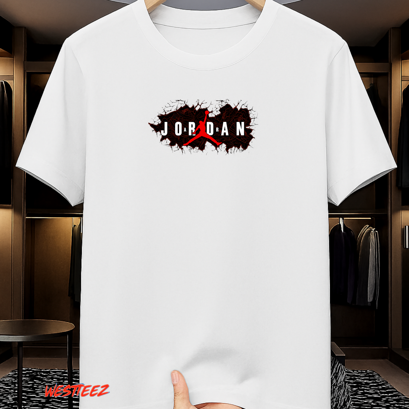 “JORDAN X AIR MAX 0%” Tee – Dual-Sided Black Edition My Store