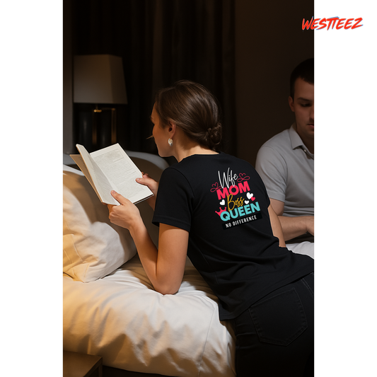 WIFE MOM BOSS QUEEN Tee My Store