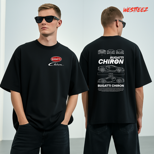 Westtez x Bugatti Chiron Oversized Tee – Black Edition Westteez
