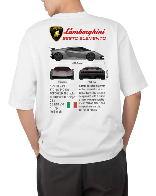 Lamborghini Sesto Elemento Tee – Built from Shadows Westteez