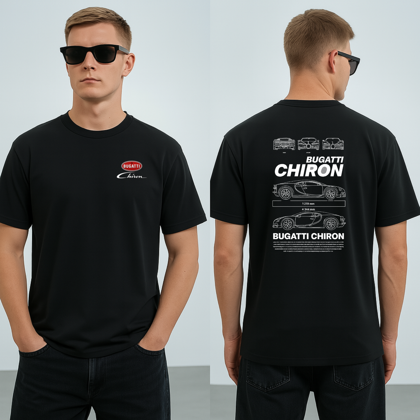Westtez x Bugatti Chiron Tee – Black Edition Westteez