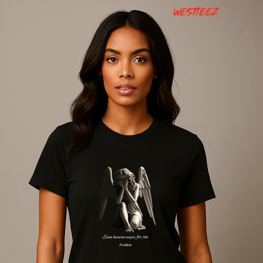 Heaven Weeps Tee – Fallen Angel Aesthetic Westteez