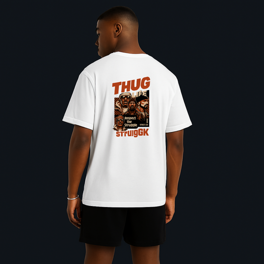 Thug Life Struggle Tee – Respect the Hustle Westteez