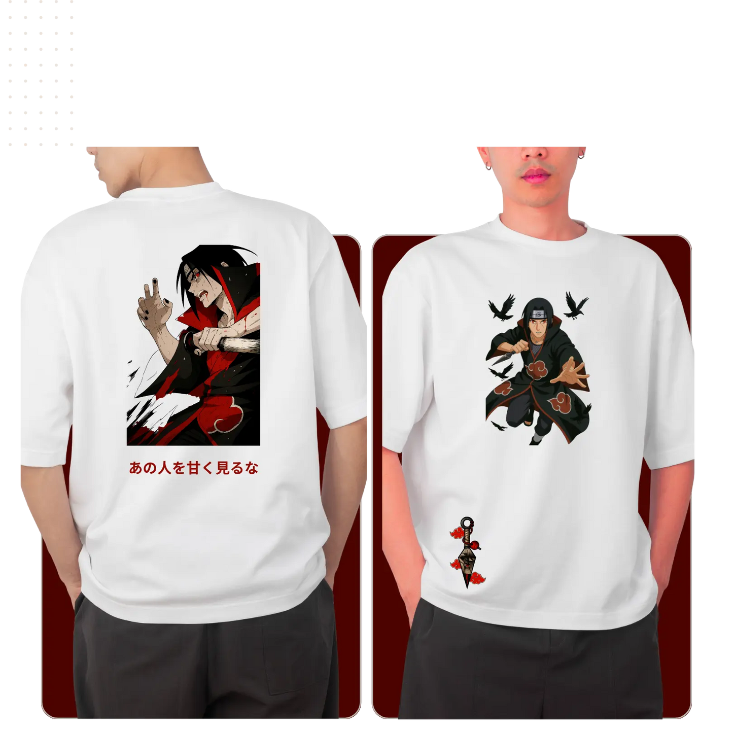 Itachi Graphic Tee – Shadows of the Leaf Westteez