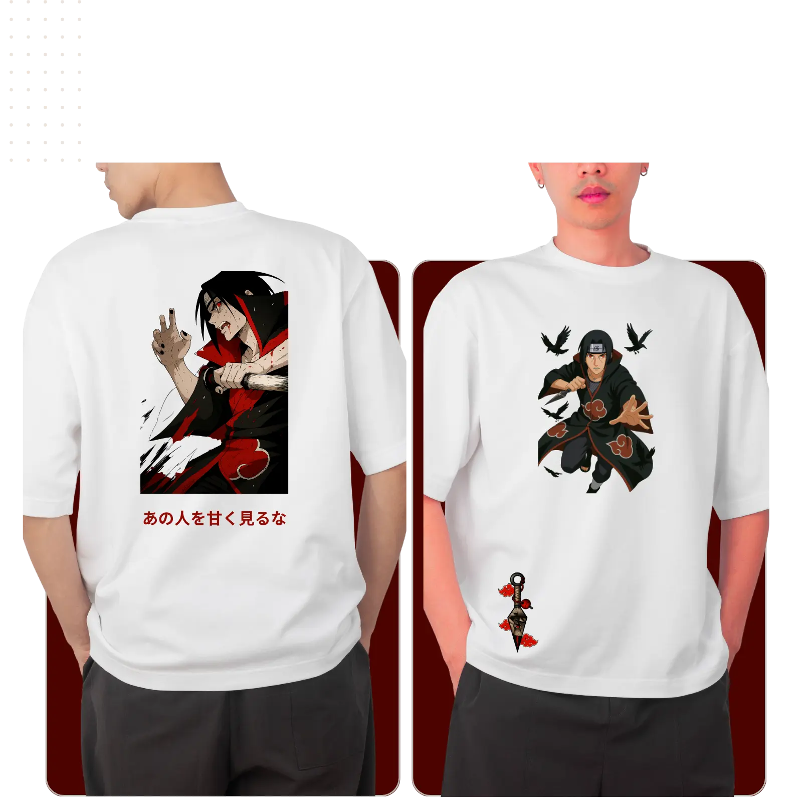 Itachi Graphic Tee – Shadows of the Leaf Westteez