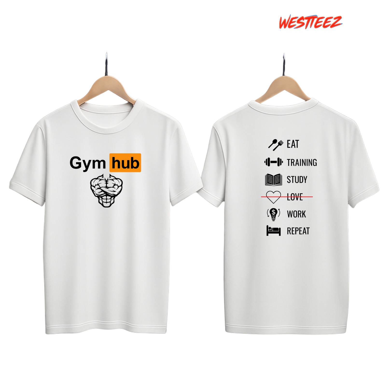 “GYM HUB // DAILY ROUTINE” - Tee My Store