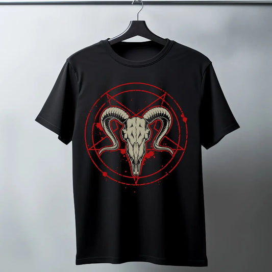 Infernal Ram Skull Graphic Tee Westteez