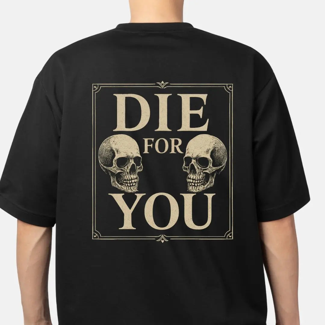 Die For You – Vintage Skull Graphic Tee Westteez