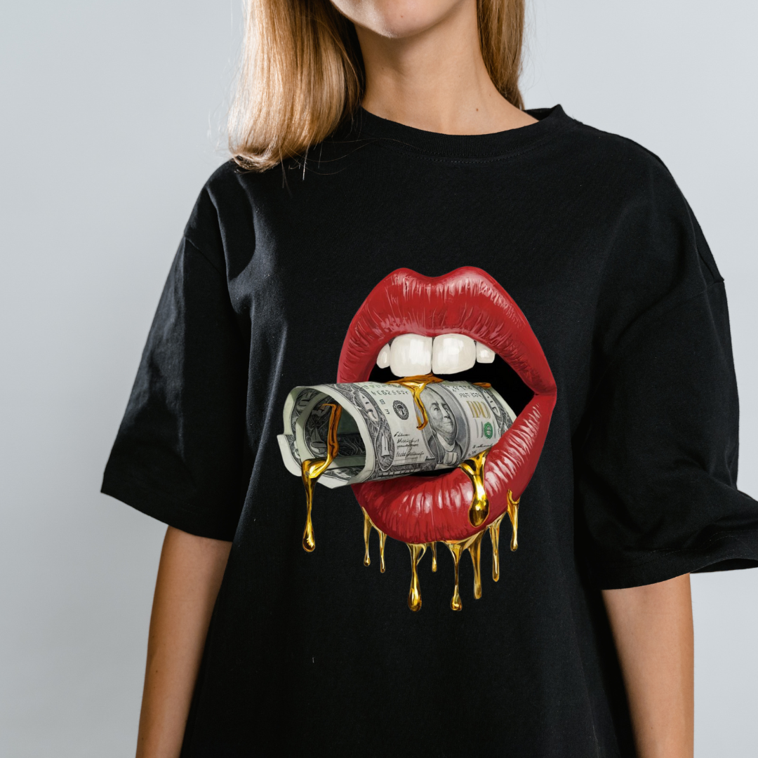 Lip Drip Money Graphic Tee Westteez